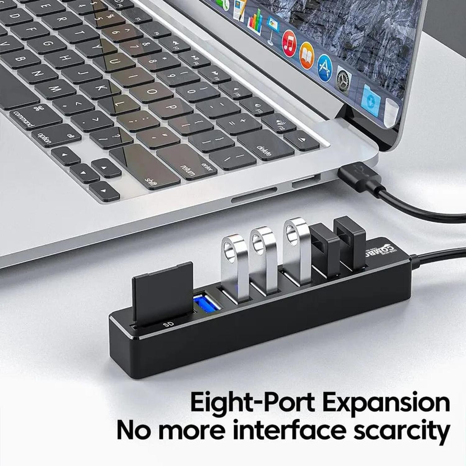 ADAPTADOR HUB MULTIFUNCION USB 6 PUERTOS 3.0 - 2