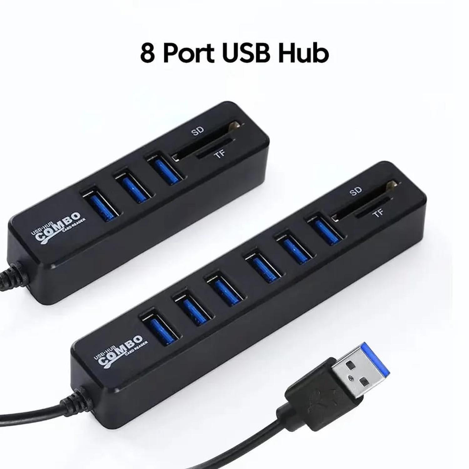 ADAPTADOR HUB MULTIFUNCION USB 6 PUERTOS 3.0 - 4