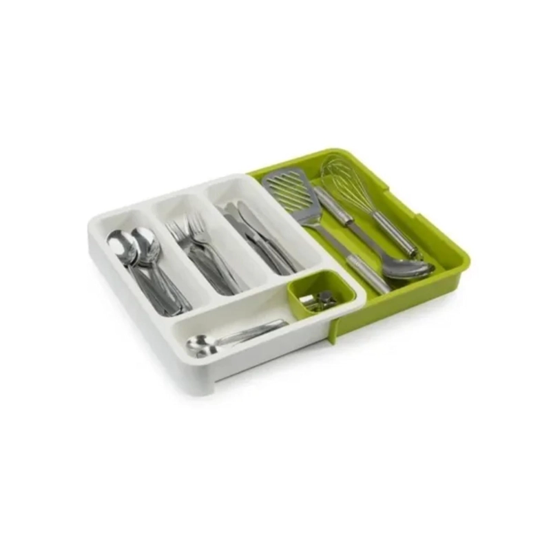 ORGANIZADOR DE GAVETAS Y CUBIERTOS EXTENSIBLE - 1