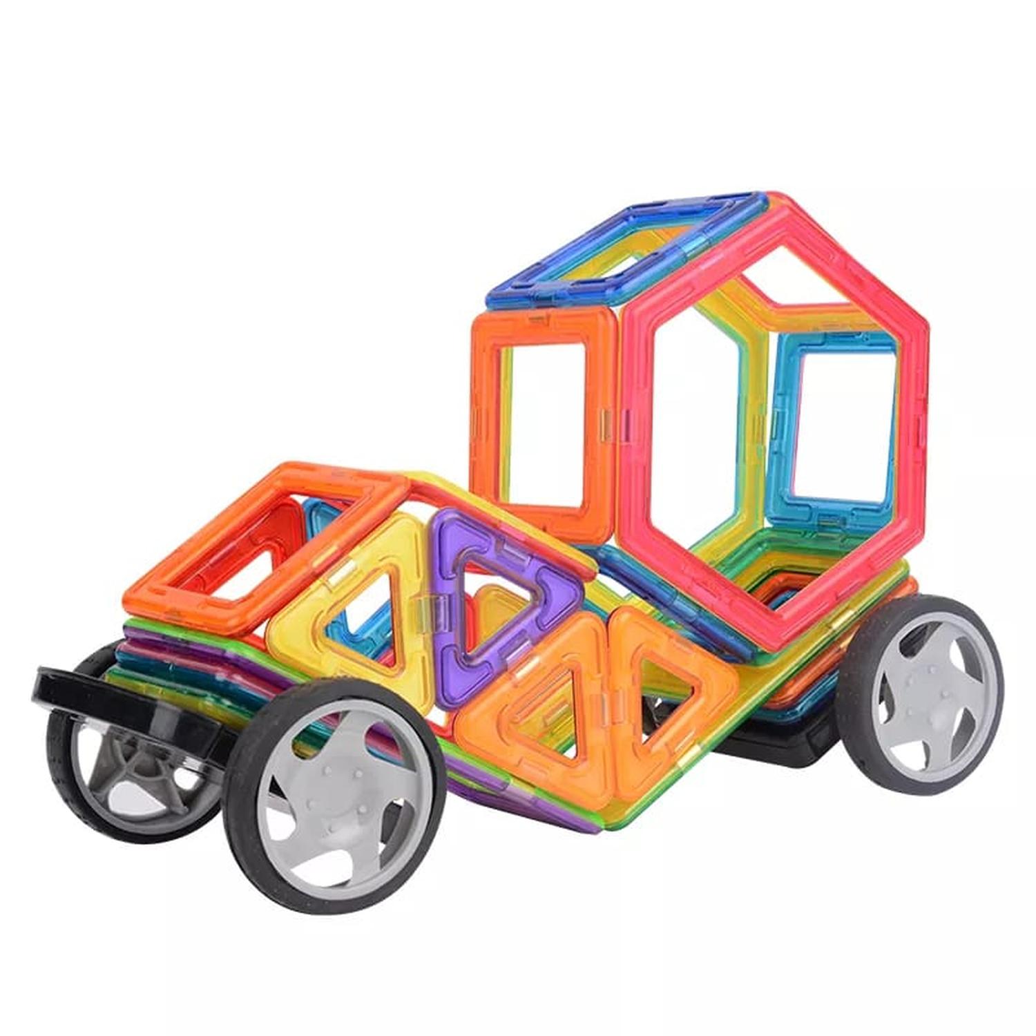 ROMPECABEZA PUZZLE BLOQUES CONSTRUCCION MAGNETICOS AUTO - 3