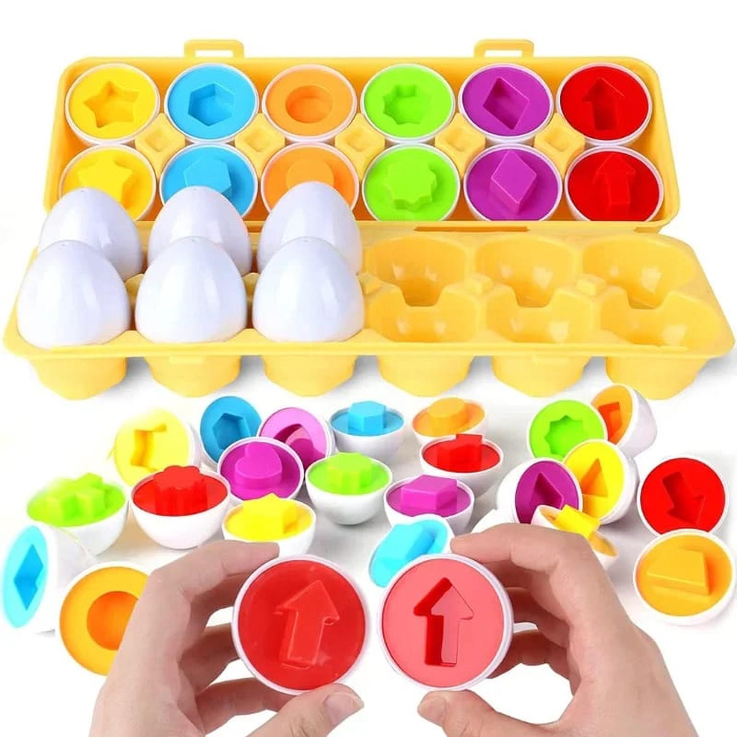 HUEVOS EDUCATIVOS MONTESSORI ENCAJE DE FIGURAS - 1