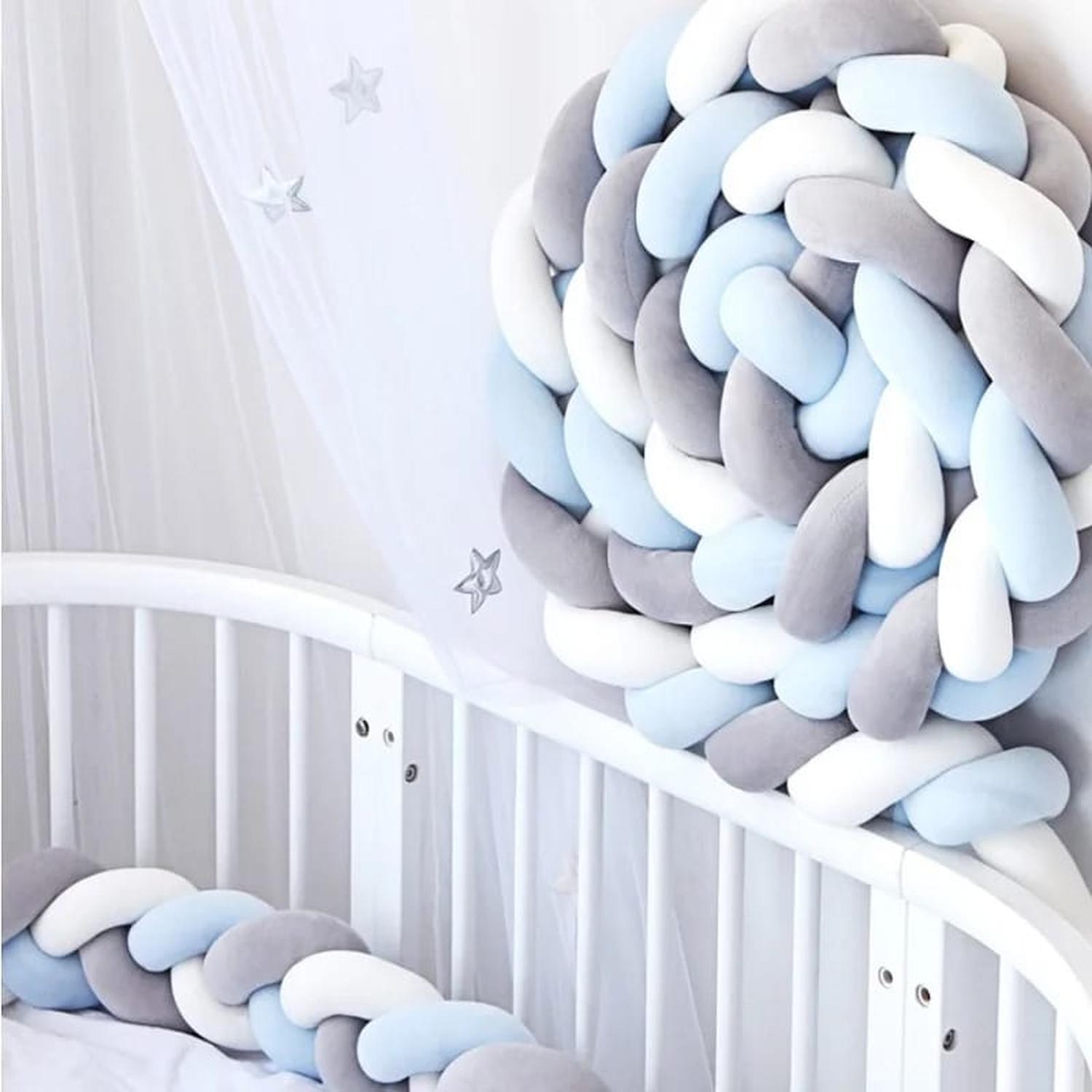 PROTECTOR DE ALGODON PARA CUNA BEBES 3 METROS - 1