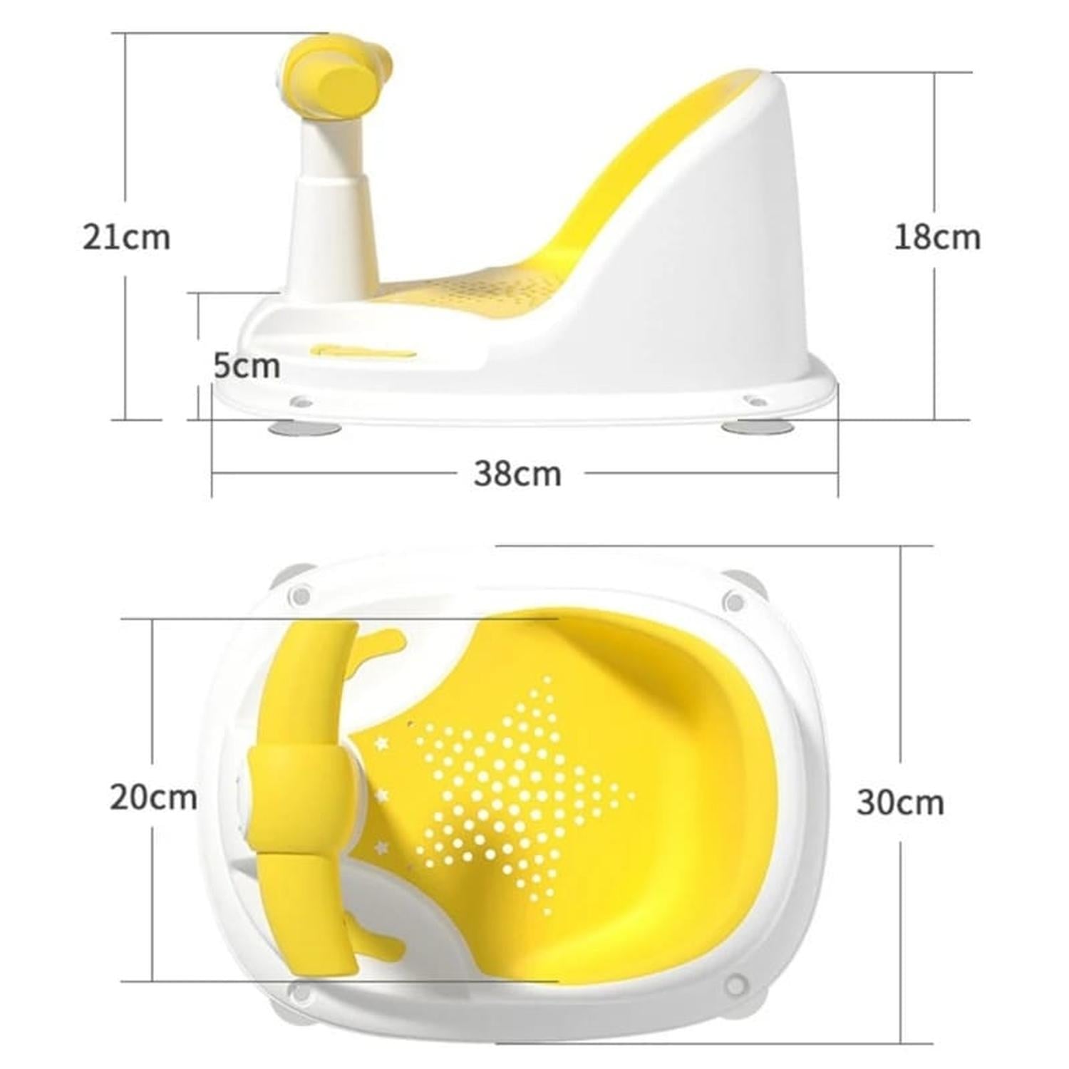 SILLA BAÑO BEBÉ CON VENTOSA TAMAÑO M - 6