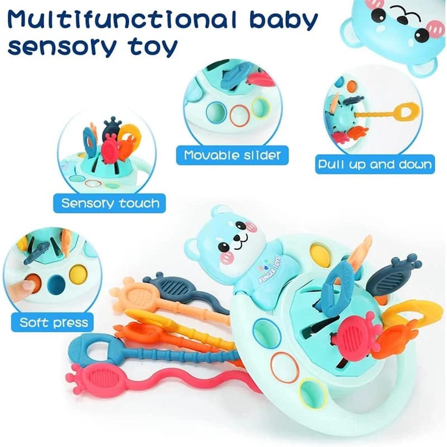 SONAJERO MONTESSORI SENSORIAL DE SILICONA OSO TAMAÑO M - 1