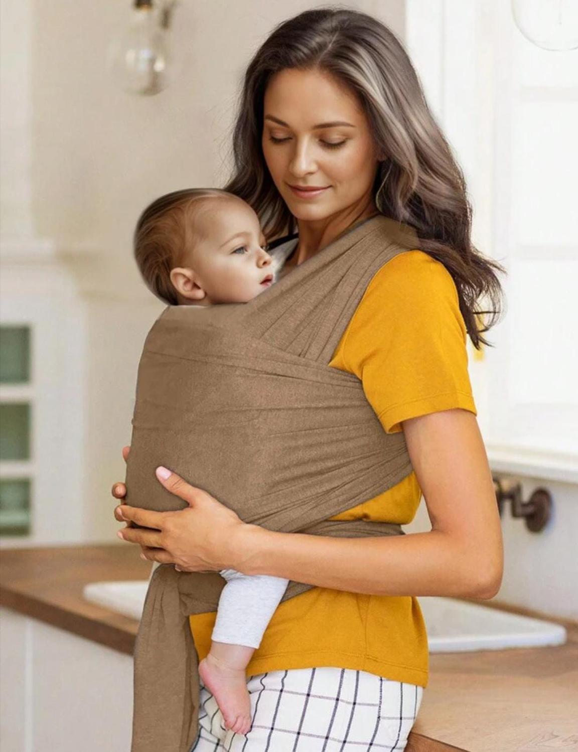 FULAR PORTABEBE ERGONÓMICO ELASTICADO TAMAÑO M - 3