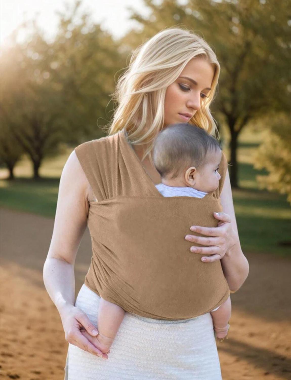 FULAR PORTABEBE ERGONÓMICO ELASTICADO TAMAÑO M - 4