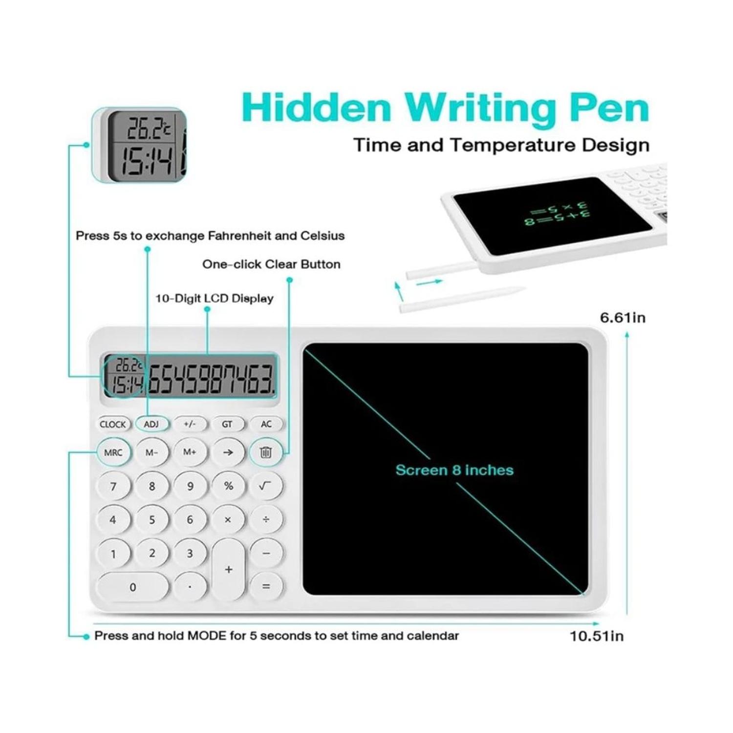 CALCULADORA DE ESCRITORIO CON TABLET LCD 8 PULGADAS - 2