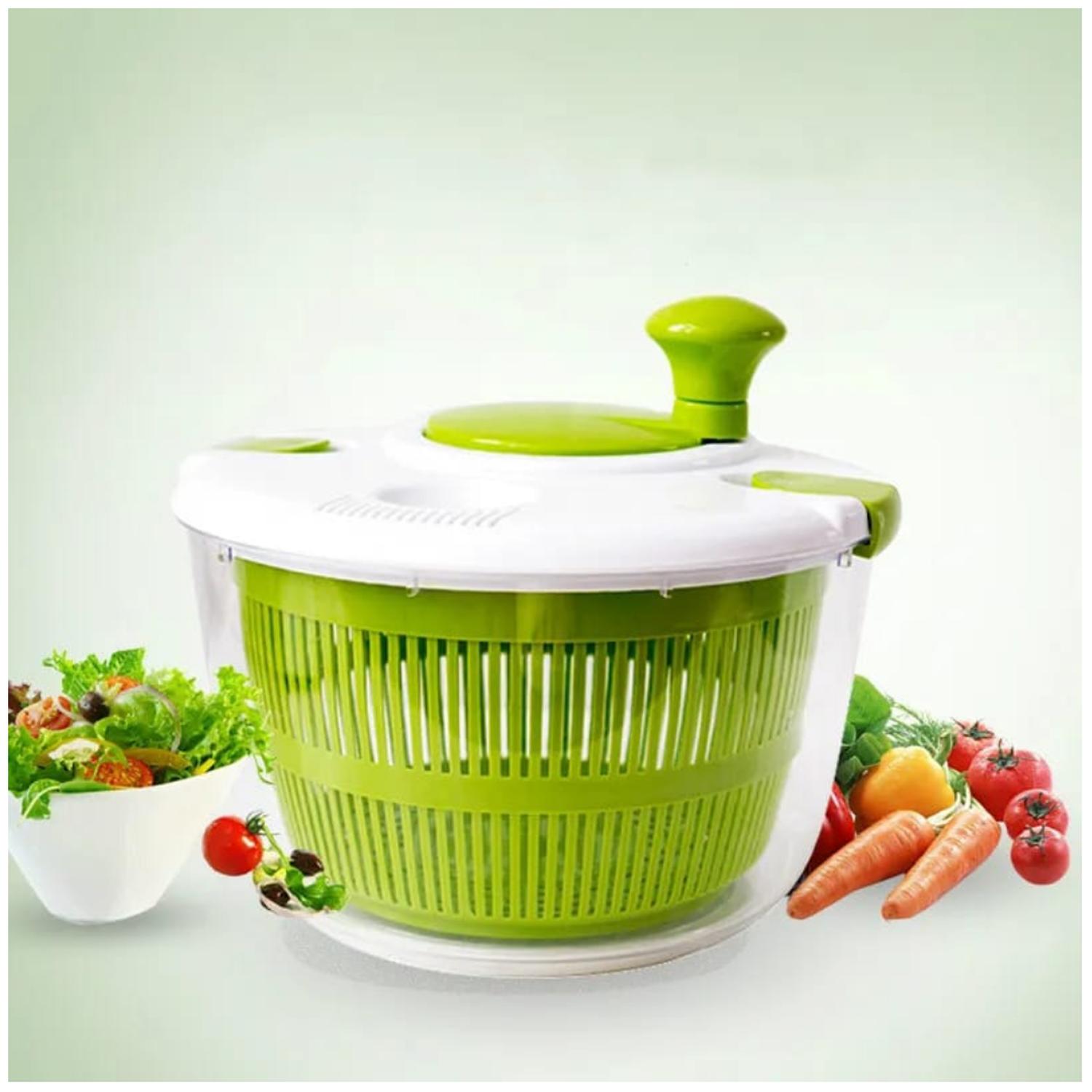 SECADORA CENTRIFUGADORA DE ENSALADA 5 LITROS - 3