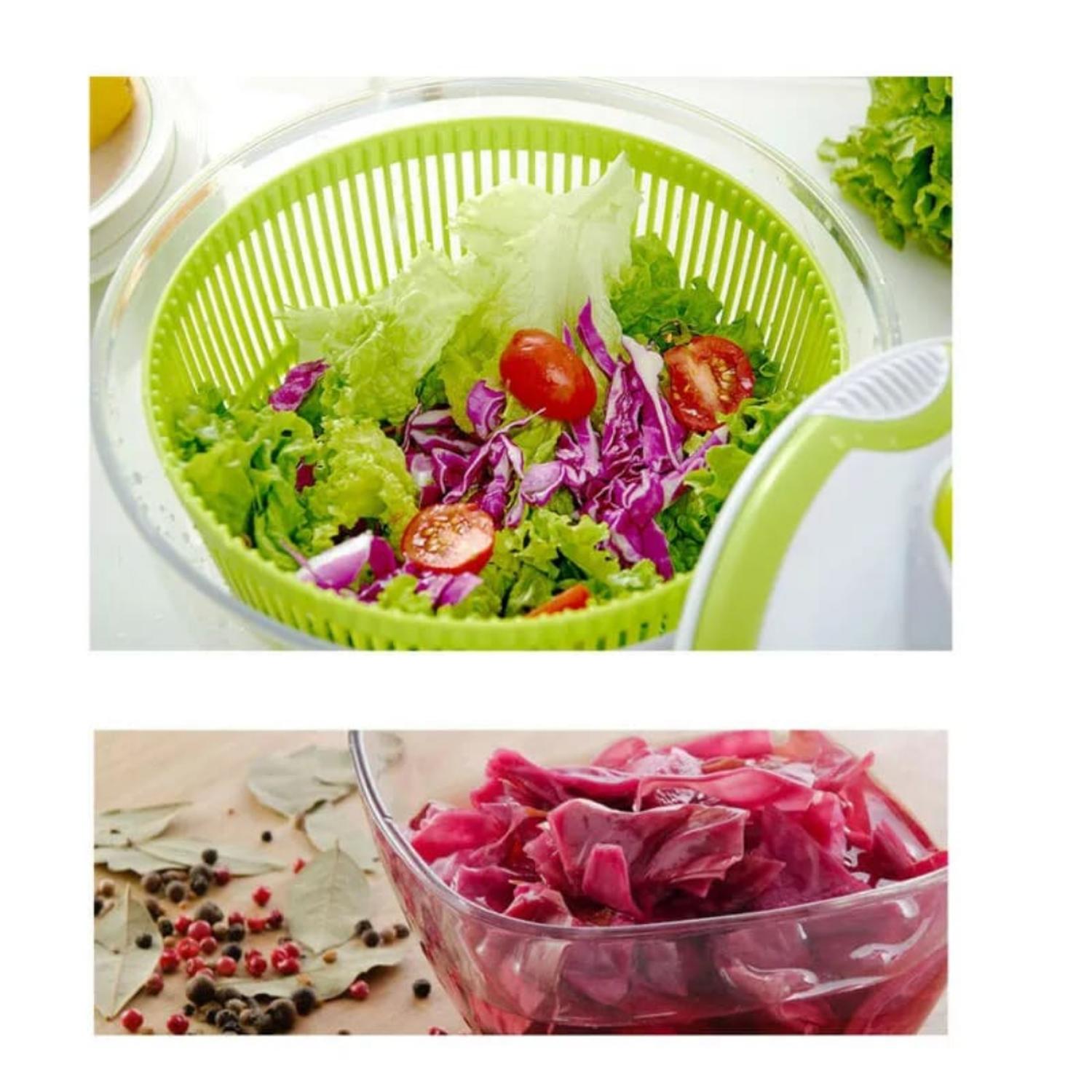 SECADORA CENTRIFUGADORA DE ENSALADA 5 LITROS - 4