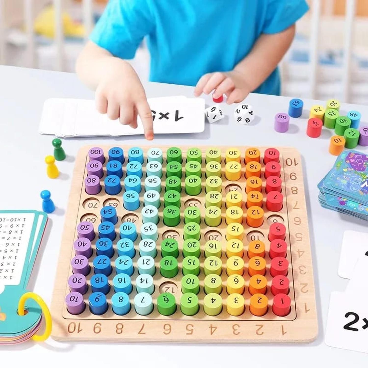 JUEGO DIDACTICO DE MULTIPLICACION MONTESSORI - 3
