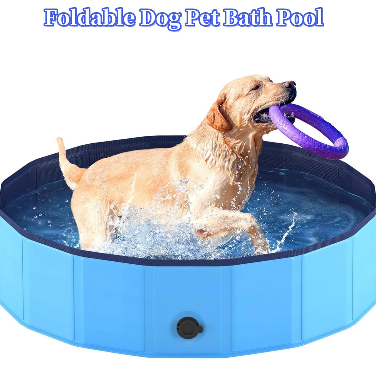 PISCINA PLEGABLE BAÑERA 120 CM - 1