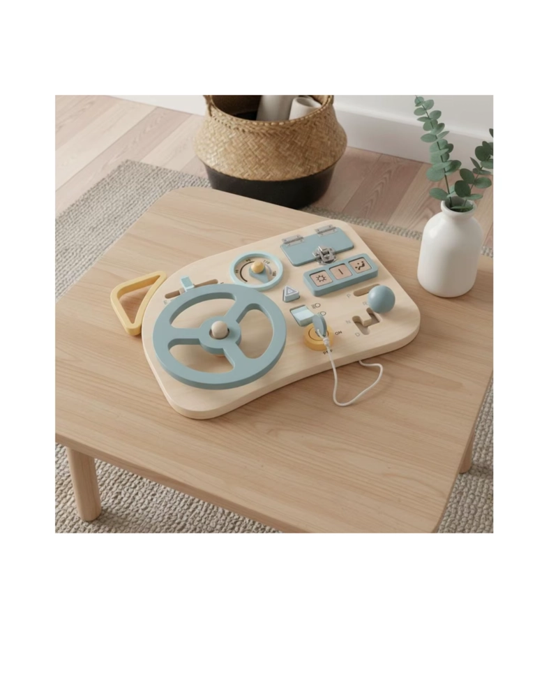 TABLERO DE VOLANTE SENSORIAL MONTESSORI - 2