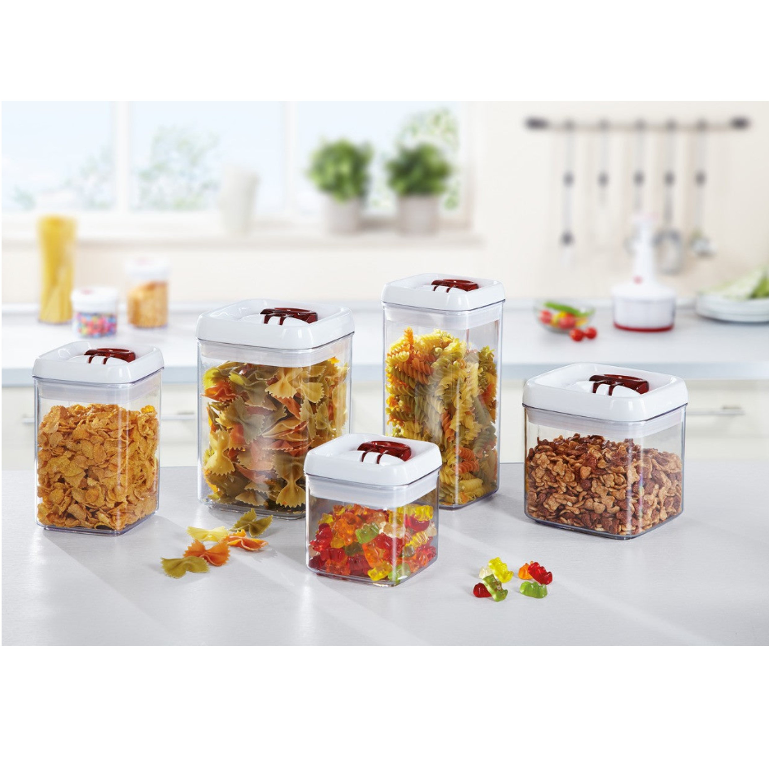 Frasco contenedor cuadrado Leifheit 1600 ml. - 2