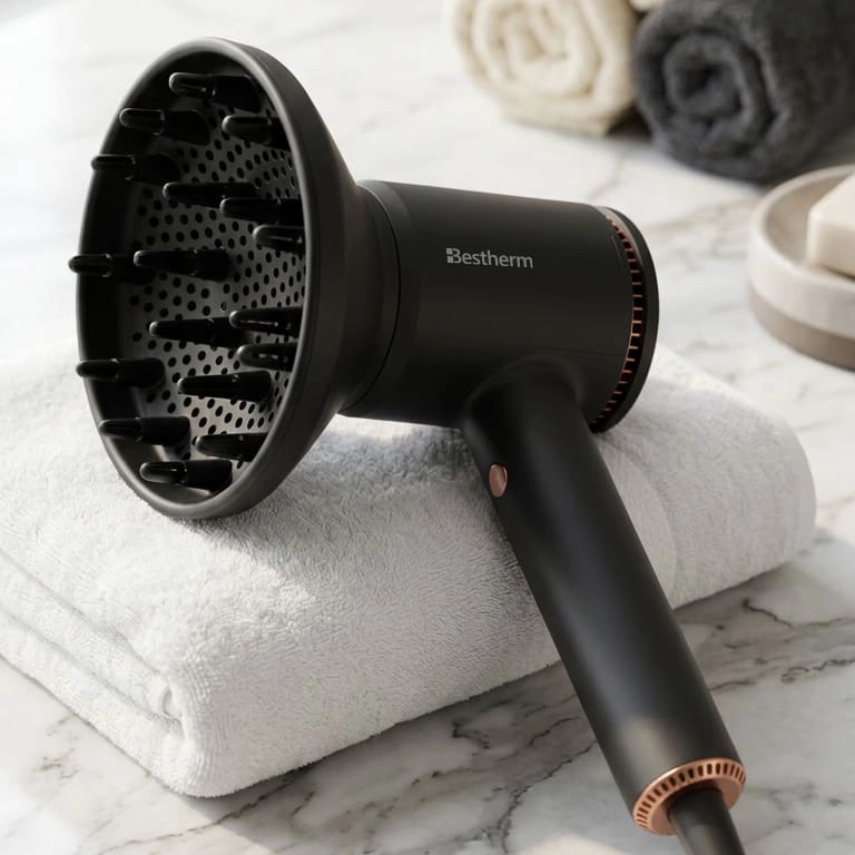 SECADOR DE PELO PROFESIONAL ECO-INTELIGENTE BESTHERM NEGRO - 4