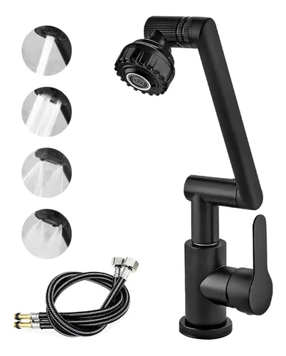LLAVE GRIFERÍA LAVAMANOS MONOMANDO CUELLOS GIRATORIOS 1080 - 1