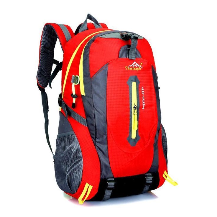 MOCHILA OUTDOOR DEPORTIVO TREKKING 35 LITROS ROJA - 1