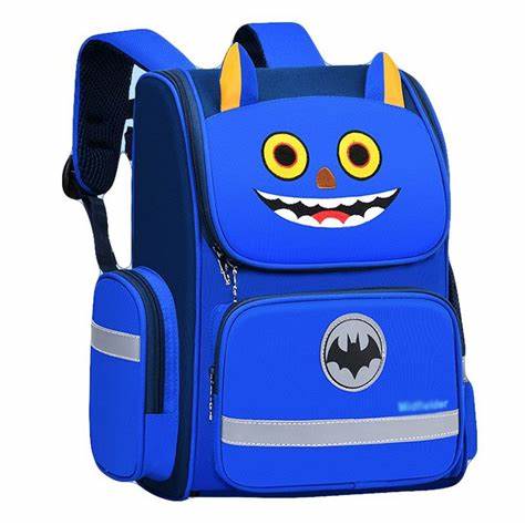 MOCHILA INFANTIL PARA NIÑOS IMPERMEABLE AZUL - 1
