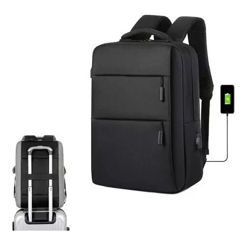 MOCHILA PARA NOTEBOOKPUERTO DE CARGA USB DOBLE CIERRE - 1