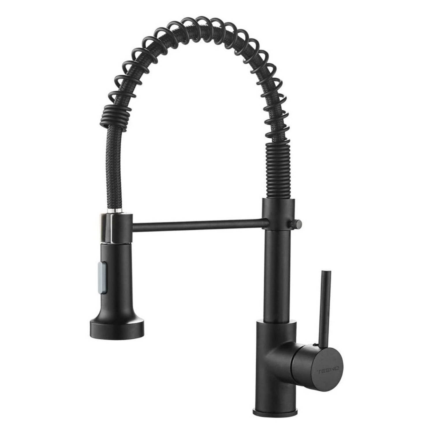GRIFO LLAVE LAVAPLATOS MONOMANDO COCINA EXTENSIBLE TRIPLE - 1