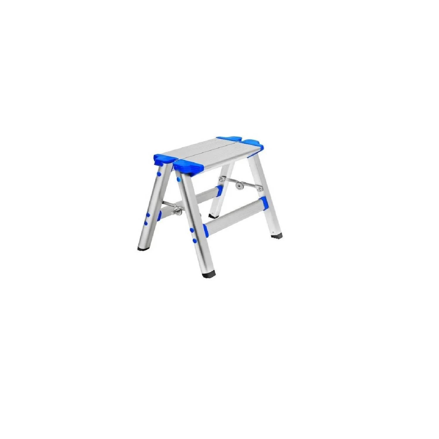 PISO DE ALUMINIO AZUL 1 PELDAÑO SOPORTA 120 K - 1