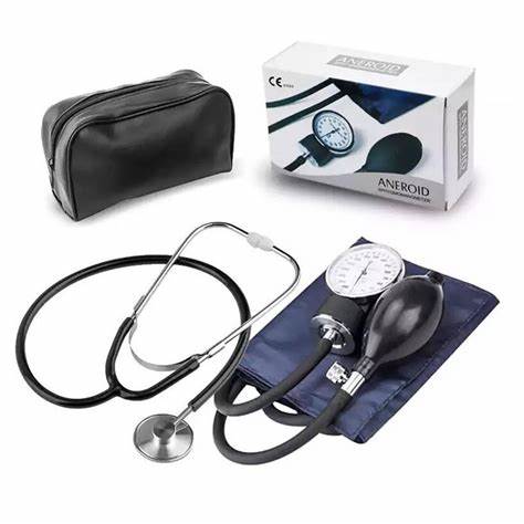 TENSIÓMETRO TOMA PRESIÓN ANEROIDE CON FONENDOSCOPIO + BOLSO - 1