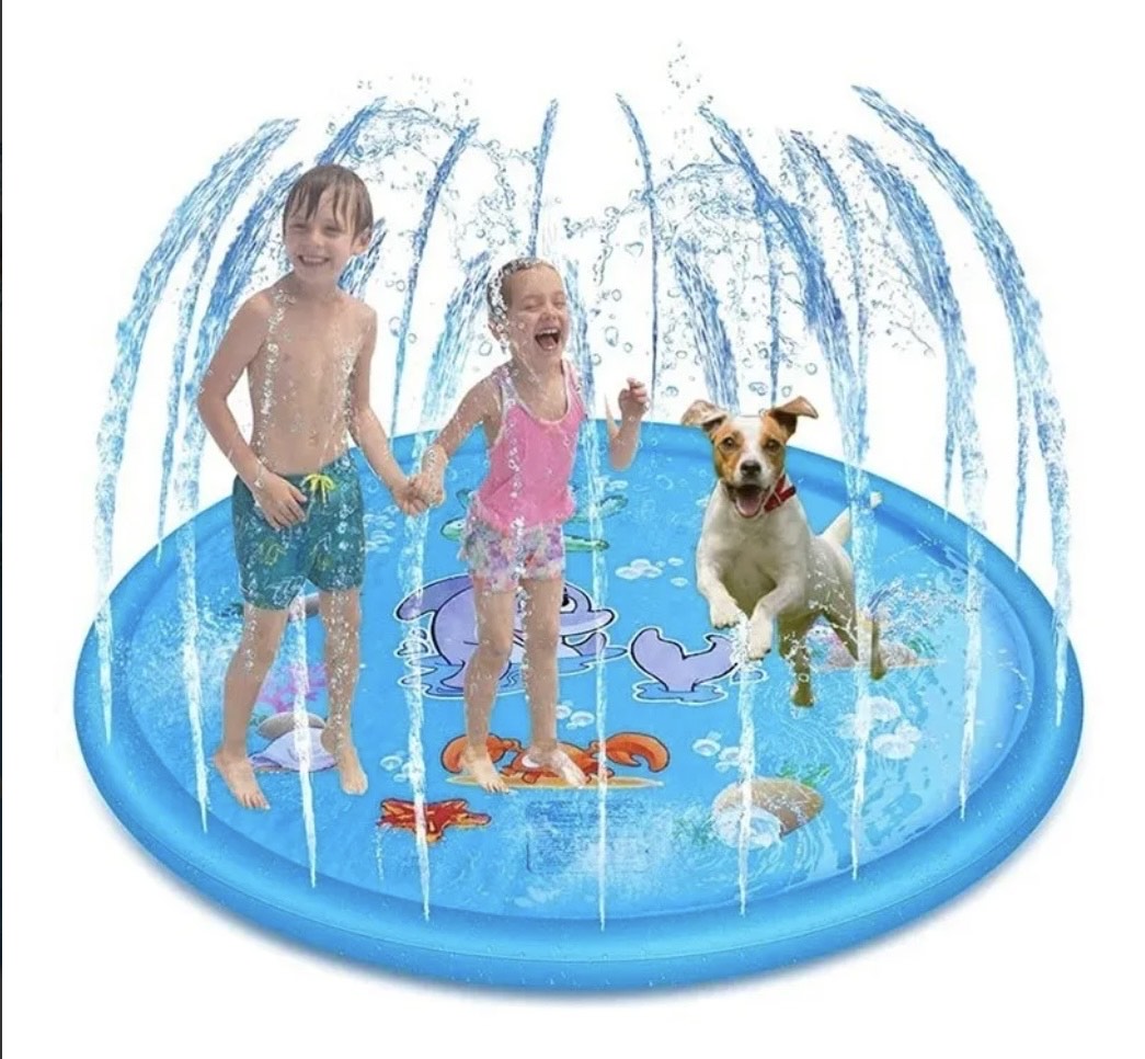 PILETA PISCINA PORTÁTIL FUENTE DE AGUA NIÑO MASCOTA 100CM - 1