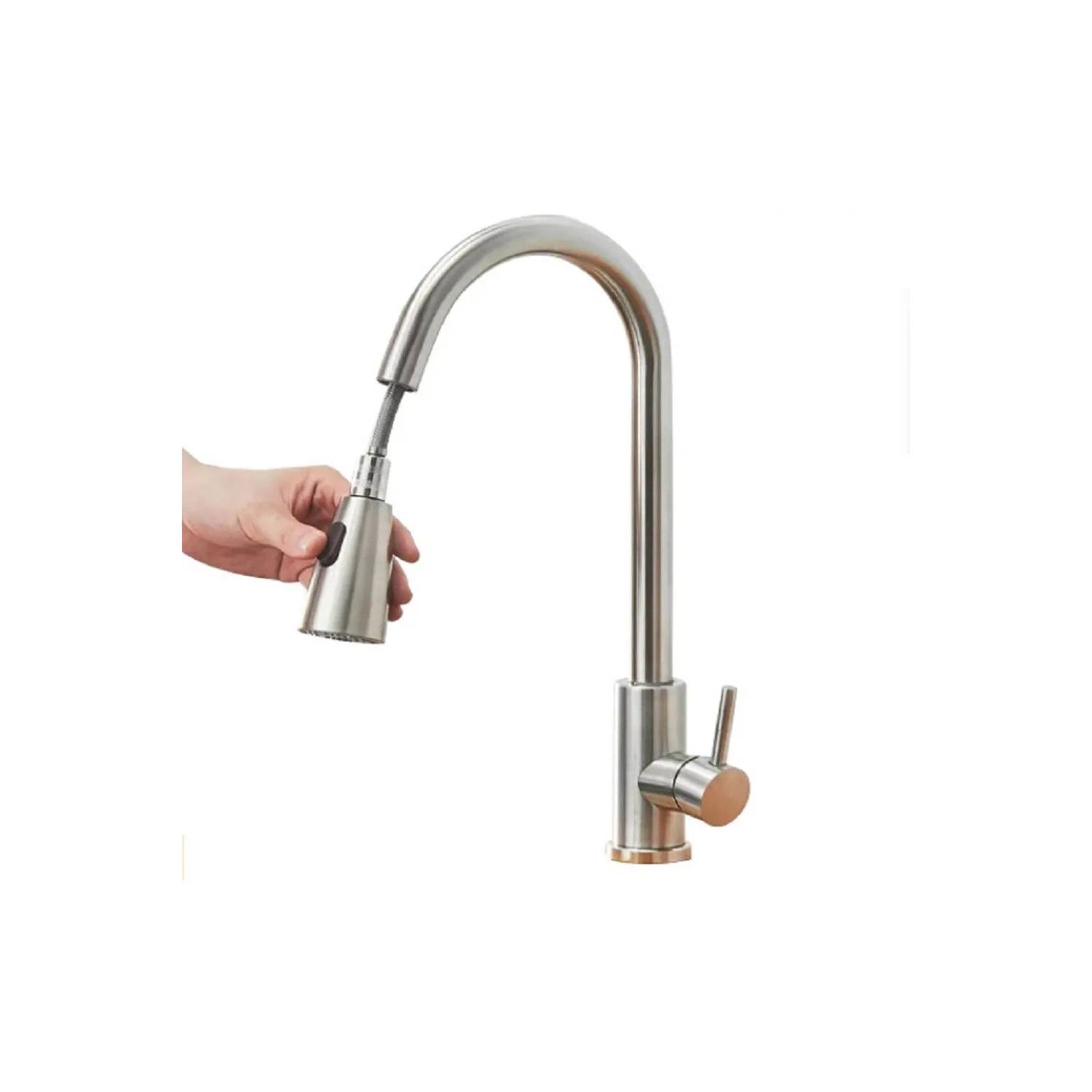 LLAVE MONOMANDO LAVAPLATOS EXTENSIBLE PROFESIONAL - 1