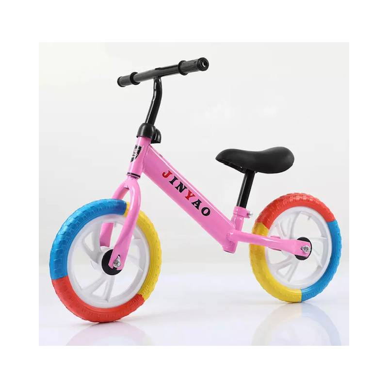 BICICLETA EQUILIBRIO JUEGO SIN PEDALES AUTO APRENDIZAJE ROSADA - 1