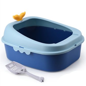 ARENERO ABIERTO PARA GATOS BAÑO SANITARIO CON PALA TAMAÑO XL - 1