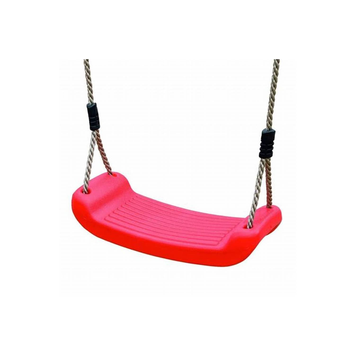 COLUMPIO AJUSTABLE PORTÁTIL PARA NIÑOS ASIENTO GIRATORIO ROJO - 1