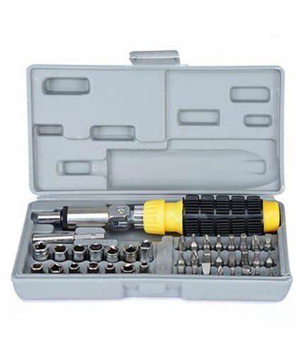 JUEGO DESTORNILLADORES DADOS 41 PIEZAS PROFESIONAL C/ PUNTAS - 1