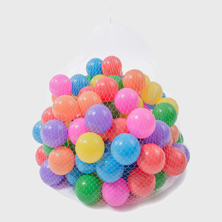PELOTAS PLÁSTICAS 100 UNIDADES COLORES - 1