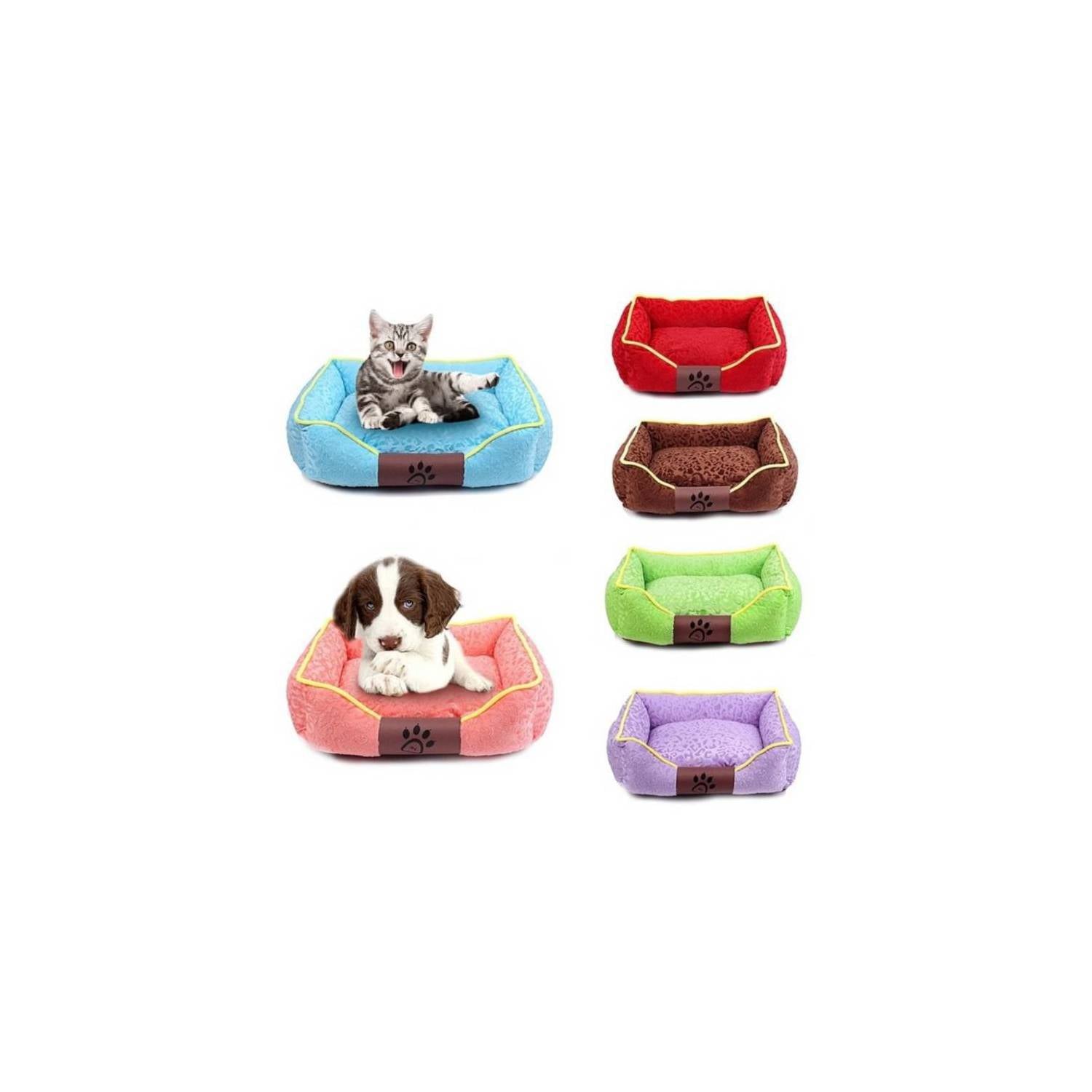 CAMA MASCOTA ULTRASUAVE GATO PERRO 56X46 CM - 1