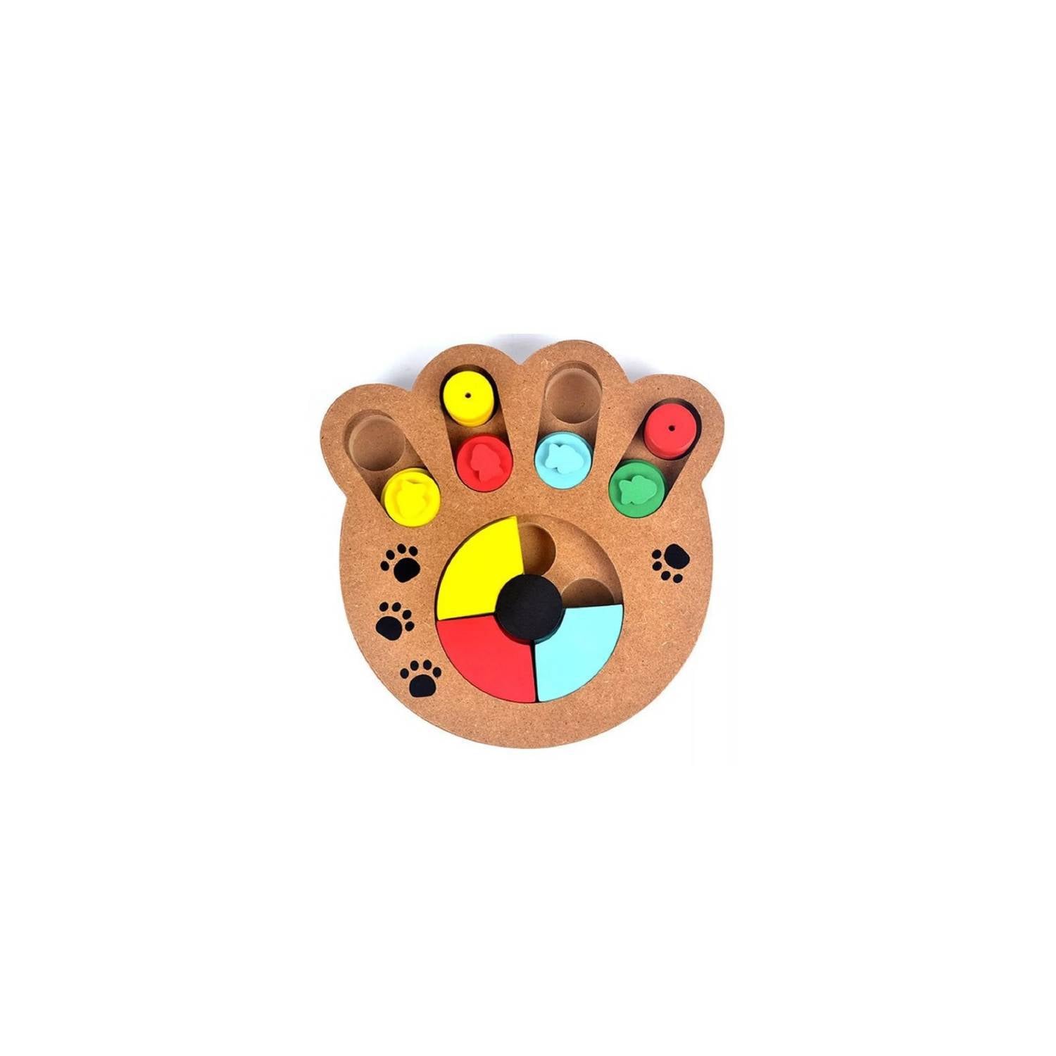 JUEGO DIDÁCTICO PARA PERRO INTERACTIVO DISPENSADOR COMIDA - 1