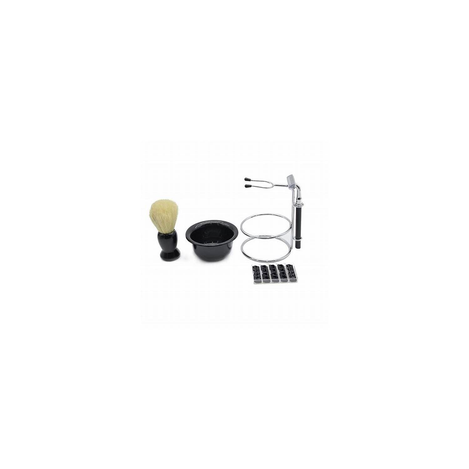 SET BARBA HISOPO NAVAJA NAVAJIN AFEITAR - 1
