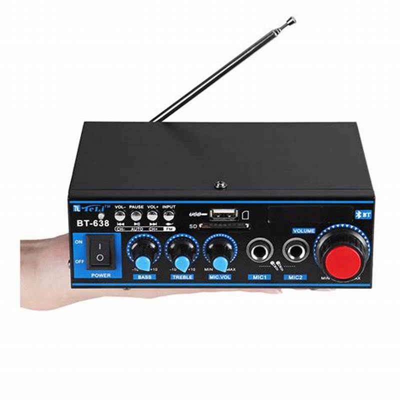 MINI AMPLIFICADOR BLUETOOTH DIGITAL HIFI 2CH - 1