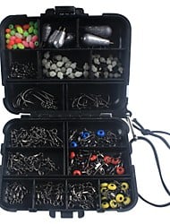 KIT DE ACCESORIOS DE PESCA CON CAJA DE APAREJOS 177 PIEZAS - 1