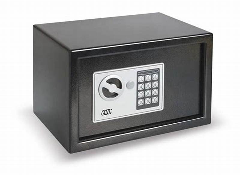 CAJA SEGURIDAD FUERTE DIGITAL SAFEWELL X2 LLAVES + TECLADO COLOR NEGRO - 1