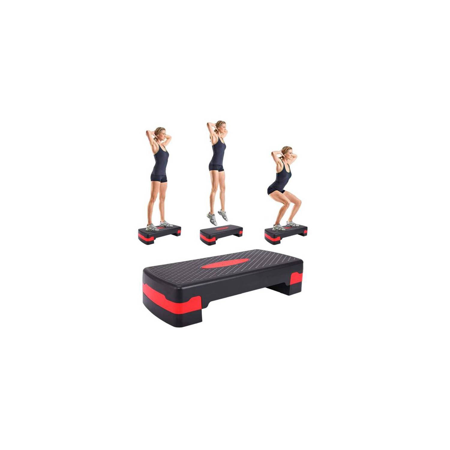 STEP AERÓBICO AJUSTABLE 2 NIVELES ANTIDESLIZANTE OVERFIT - 1