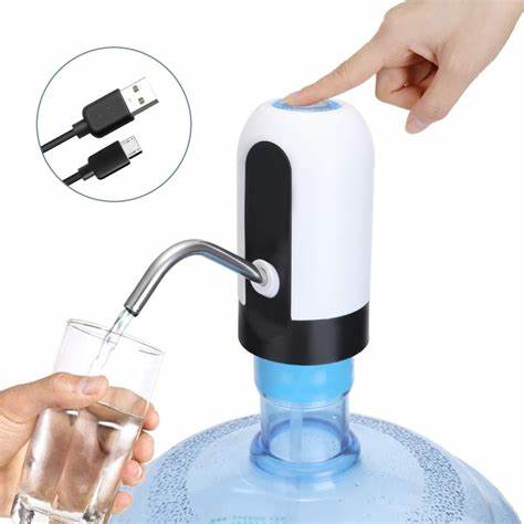 DISPENSADOR DE AGUA ELÉCTRICO BOMBA PARA BOTELLÓN USB - 1