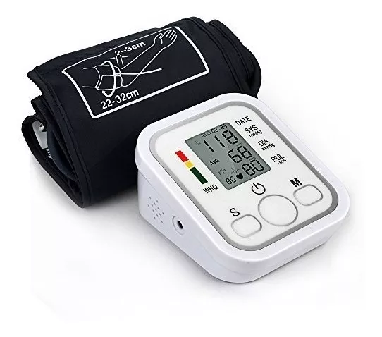 TOMA PRESION DIGITAL BRAZO TENSIOMETRO USA PILAS O USB - 1