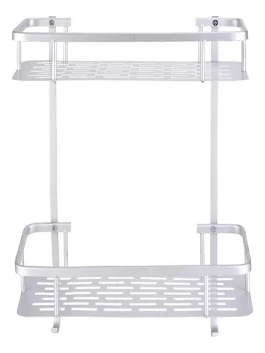 ORGANIZADOR PARA DUCHA ESTANTE REPISA 2 NIVELES MULTIUSO - 1