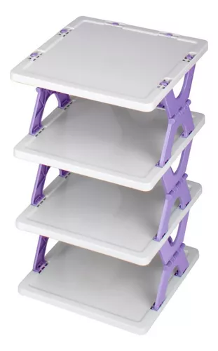 ORGANIZADOR ARMARIO ZAPATERO PLEGABLE 4 NIVELES - 1