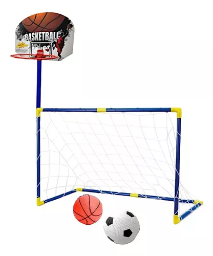 ARO BASKETBALL NIÑO ARO DE BASKETBALL + ARCO FUTBO NIÑOS 2N1 - 1
