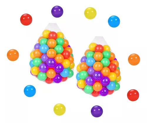 X2 PACK 25 PELOTAS PLASTICAS PELOTAS PARA PISCINA PELOTA 7CM - 1