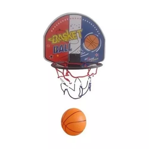 ARO BASKETBALL JUGUETE NIÑO BALONCESTO CASA + BALÓN INFLADOR - 1