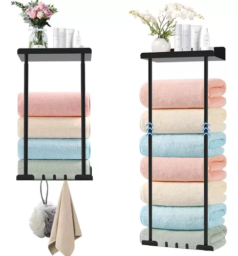 COLGADOR DE TOALLA ACERO INOXIDABLE GRADOS BAÑO RETRÁCTIL - 1