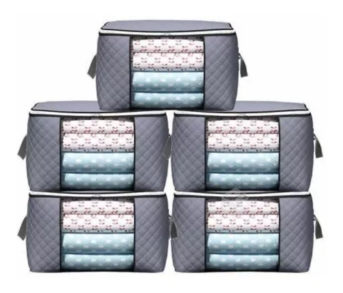 CAJA DE ALMACENAMIENTO PARA ROPA BOLSA ORGANIZADORA - 1