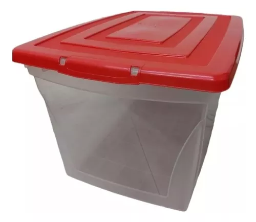 CAJA ORGANIZADORA, ALMACENAMIENTO DE PLÁSTICO 32 LITROS. - 1