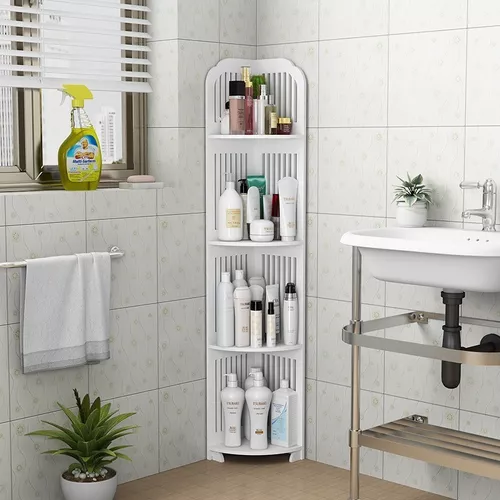 ESTANTE DE BAÑO ORGANIZADOR ESQUINERO 4 NIVELES - 1